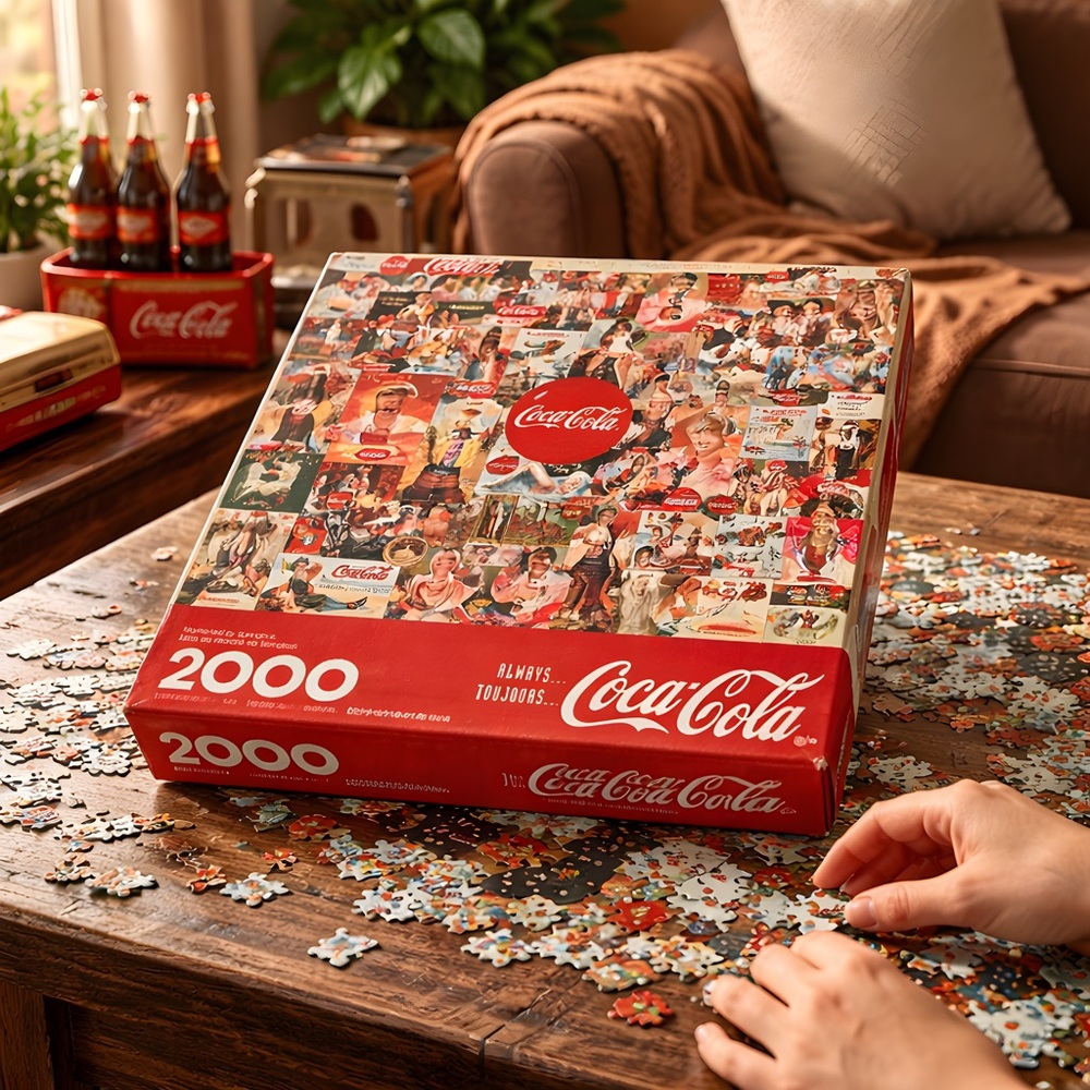 1998 Vintage Always Coca Cola 2000 Piece Puzzle
